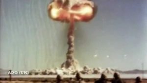 UFO and atomic BOMB